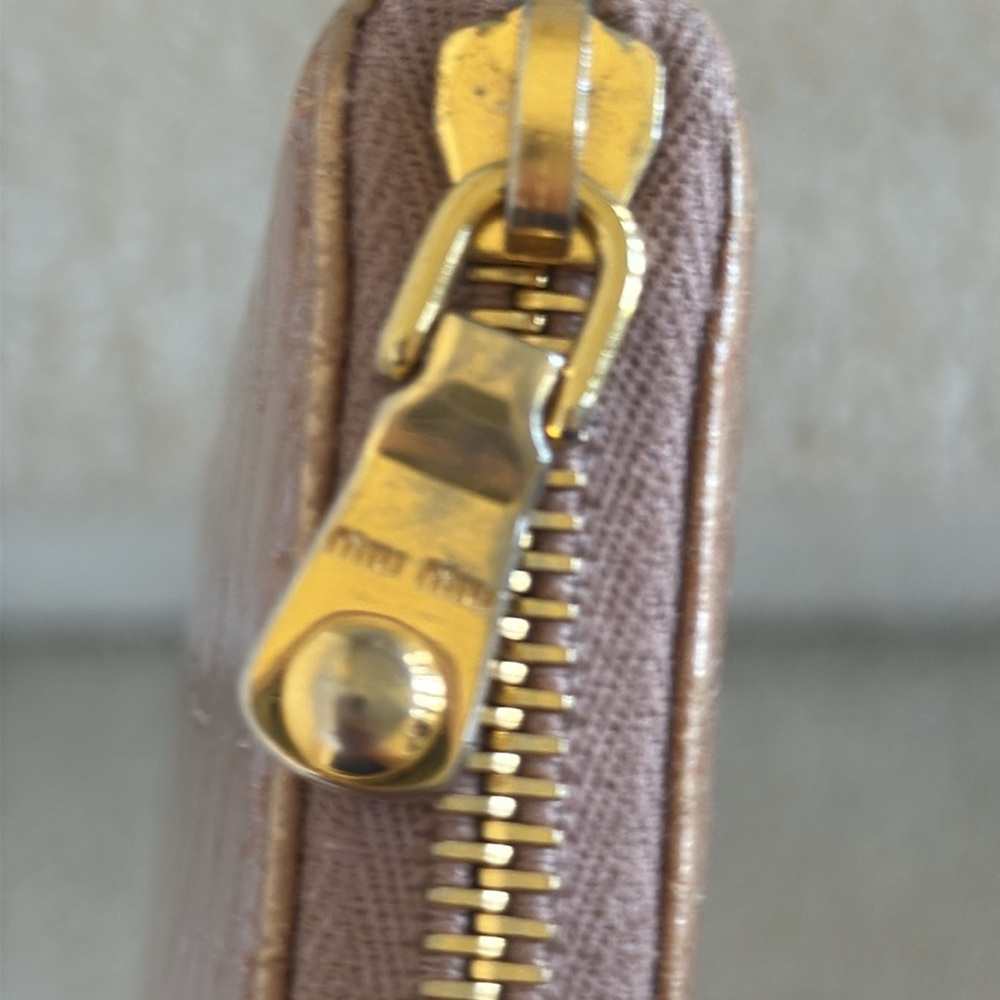 Miu Miu Crocodile Embossed Zip Around Long Wallet - image 7